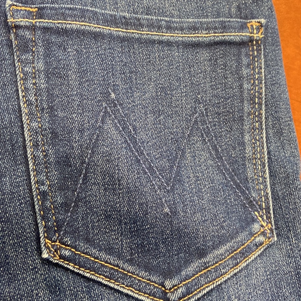 MOTHER Dark Blue Denim Jeans - Picture 9 of 14